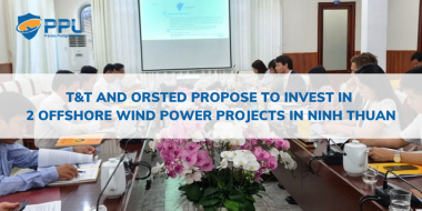 T&T and Orsted propose to invest in 2 offshore wind power projects in Ninh Thuan